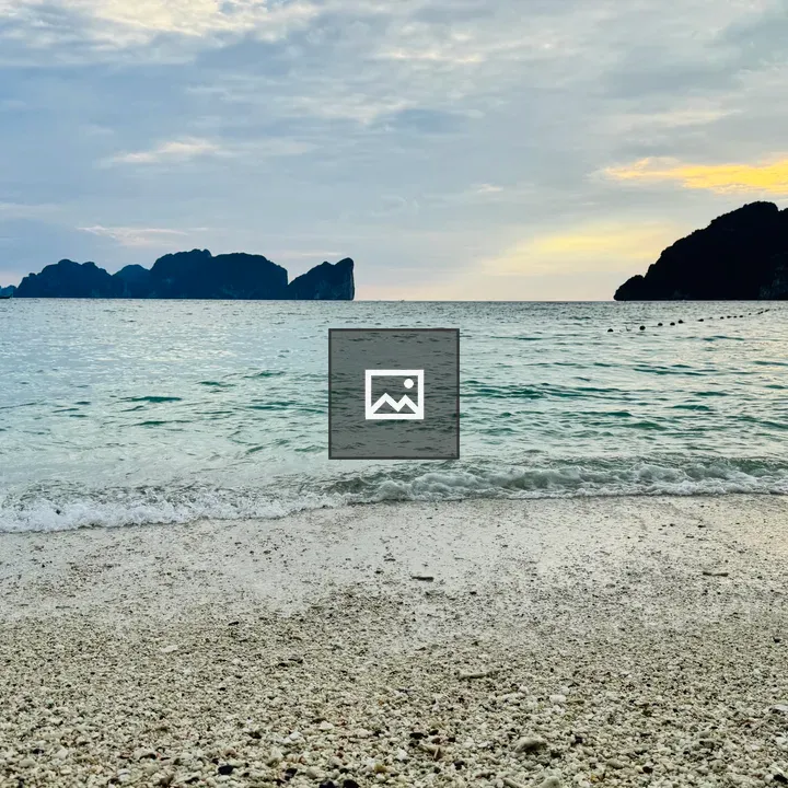 Tropical Beach at Sunset