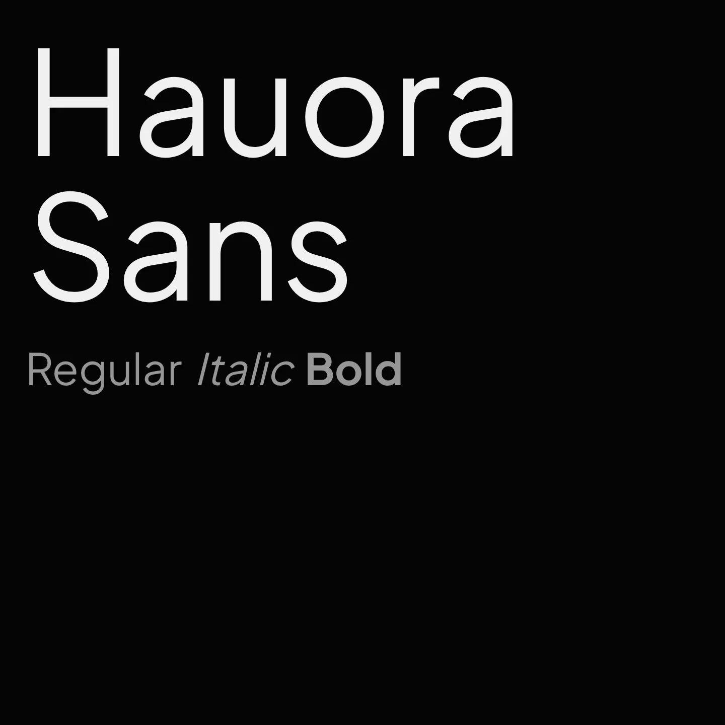 Hauora Sans