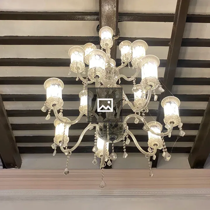 Chandelier with Glass Shades