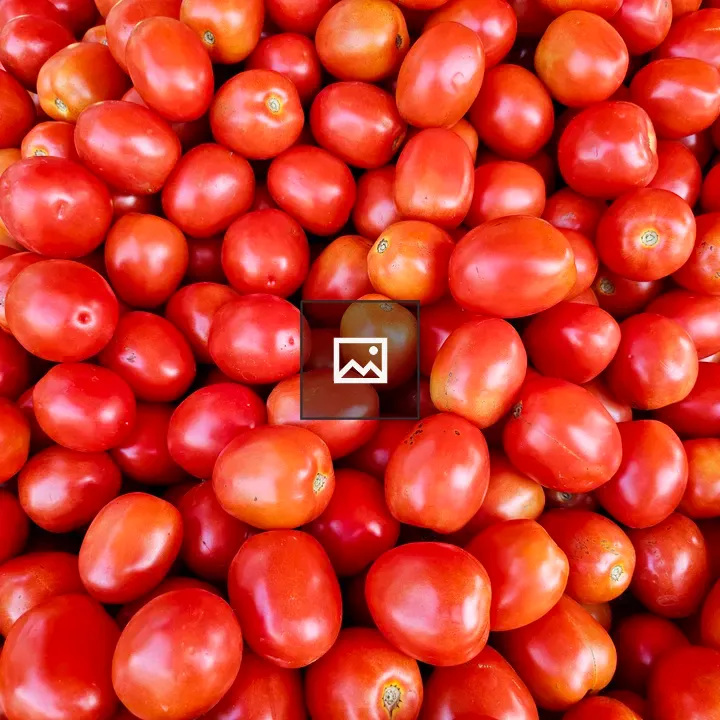 Pile of ripe tomatoes for sale