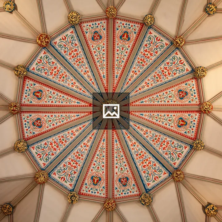 Patterned roof of York Minster