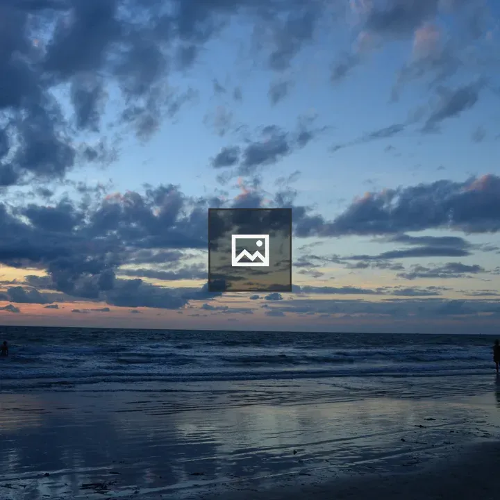 Horizon Beach Sunset Clouds