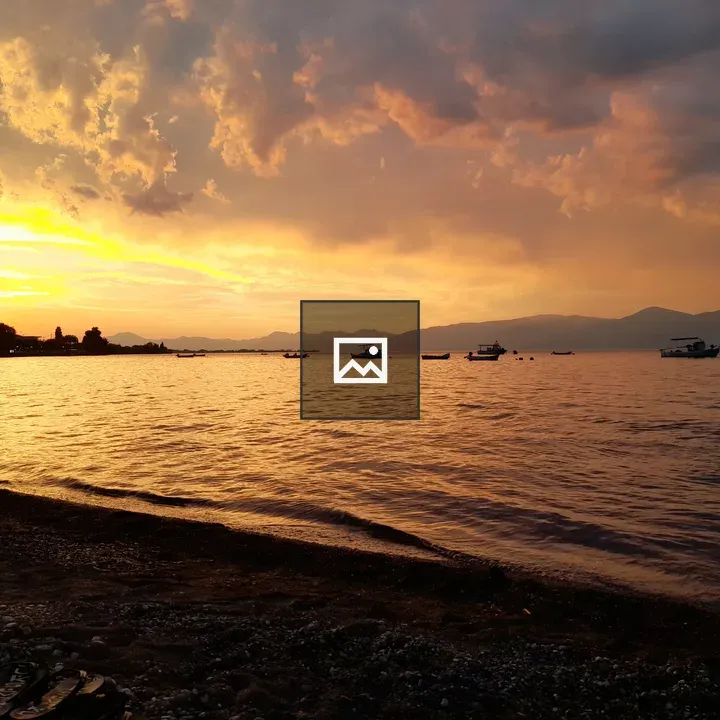 Summer sunset at the coast