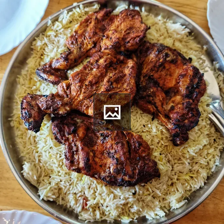 Rice with Grilled Chicken Platter