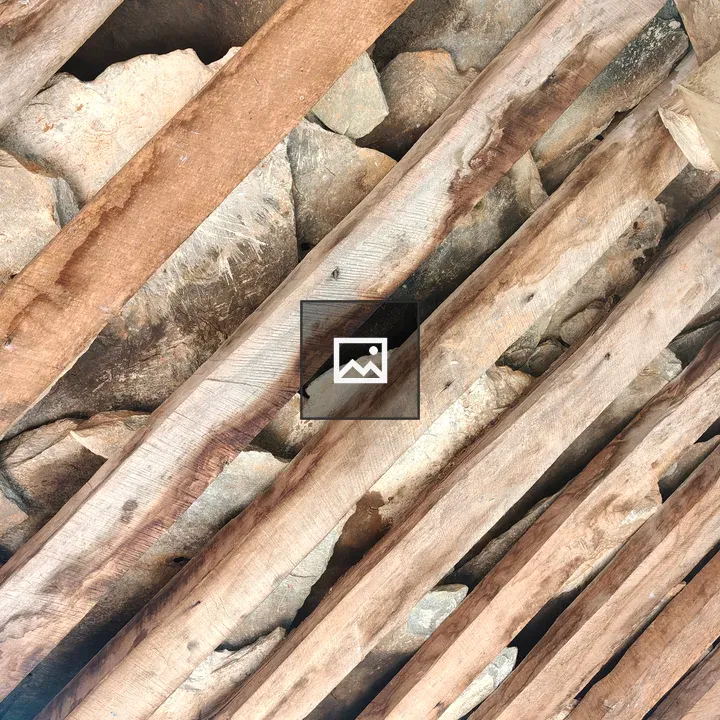 Rustic Roof Beam Close-up