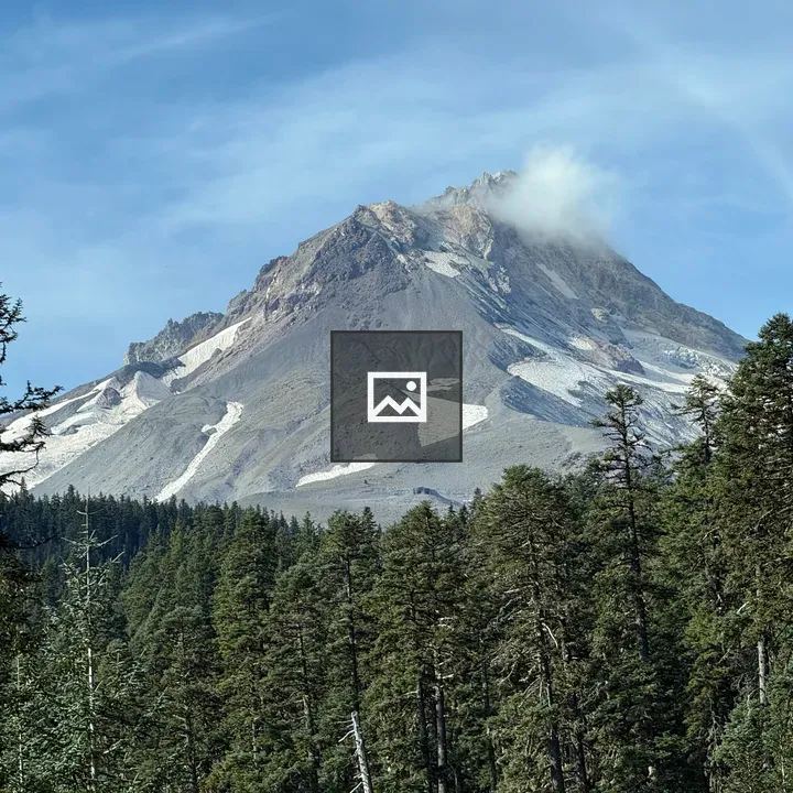 Mount Hood Peak Near Portland