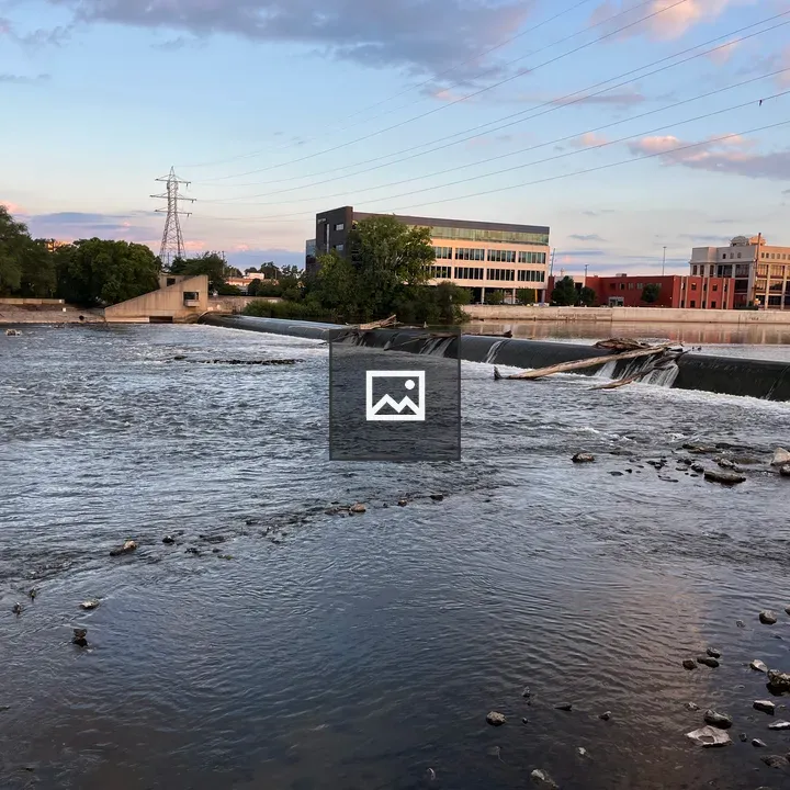 Grand River and Fish Ladder
