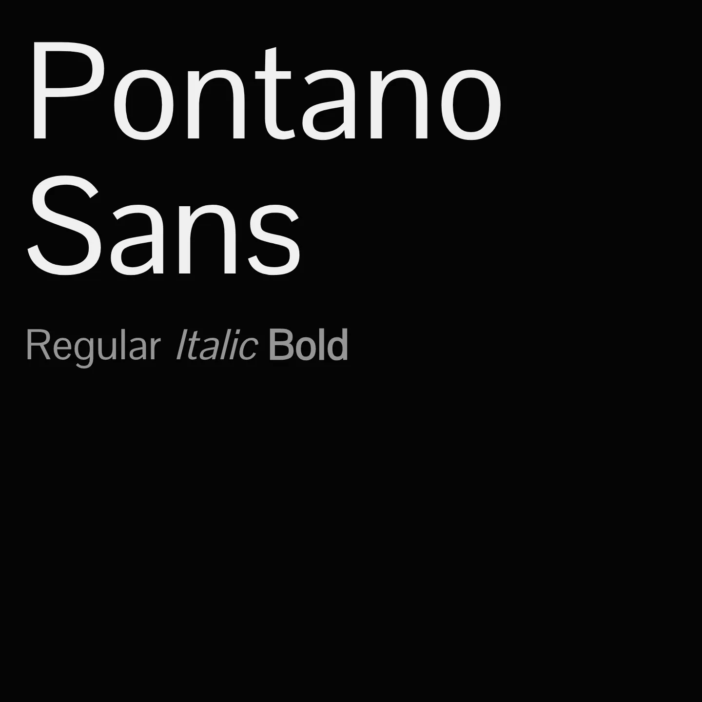 Pontano Sans