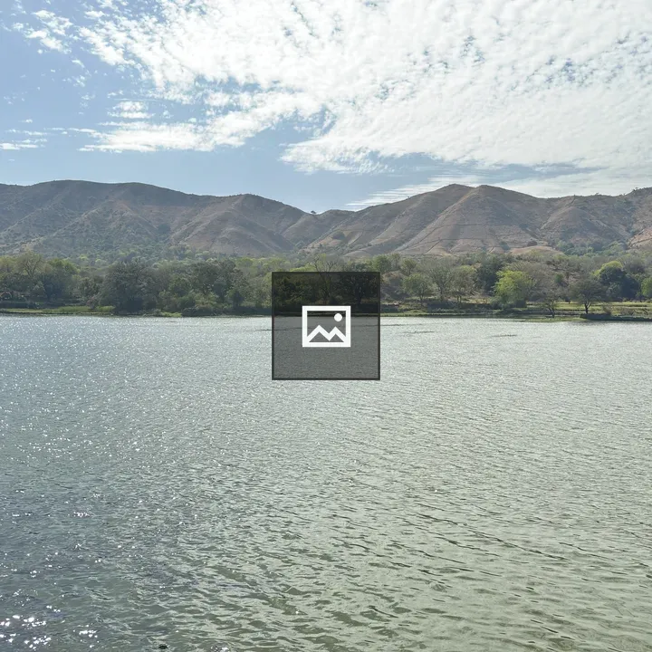 Water and Hills Landscape