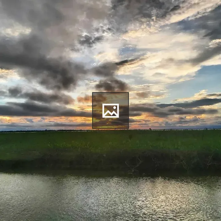 Sunset over Tanguar Haor
