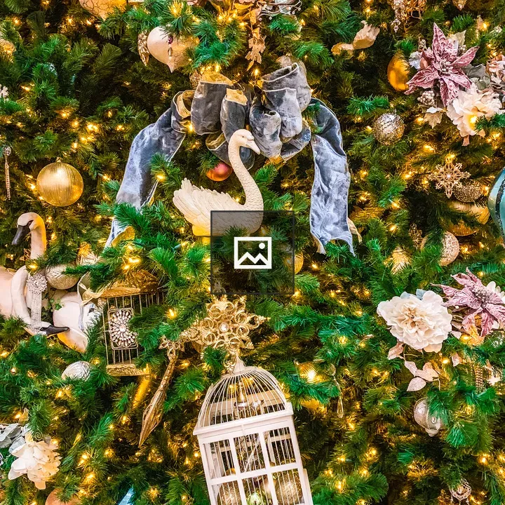Christmas Tree Closeup at Disney Grand Floridian