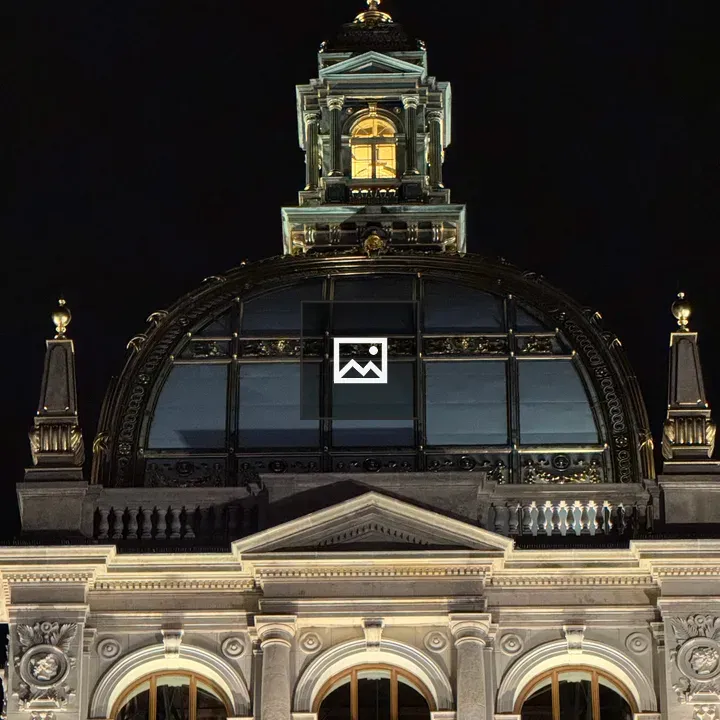 Prague Historic Building at Night