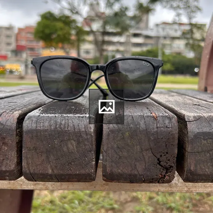 Black Sunglasses on Bench