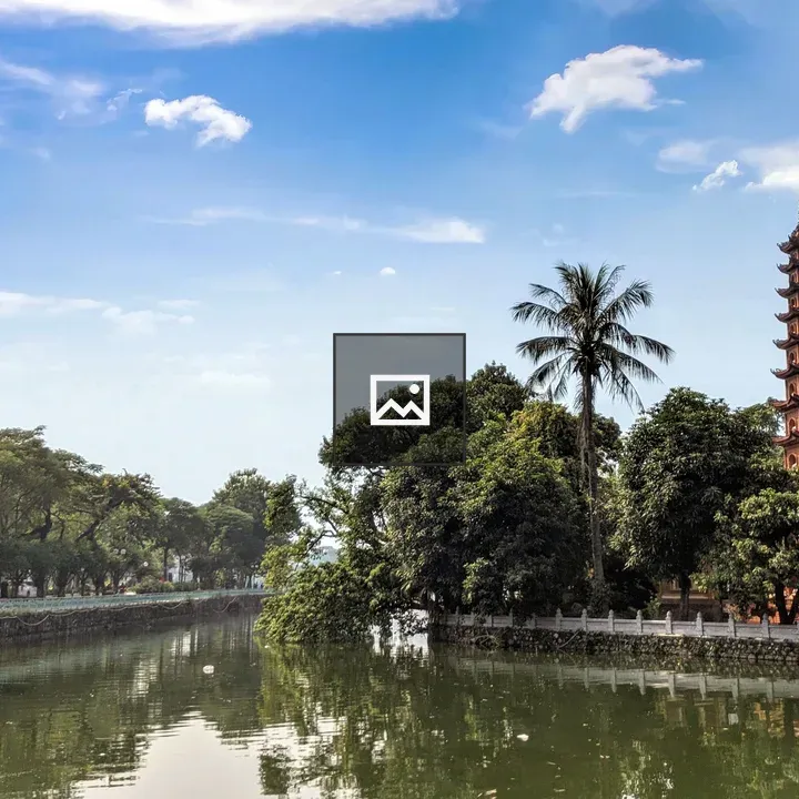 Tran Quoc Pagoda by Hanoi River