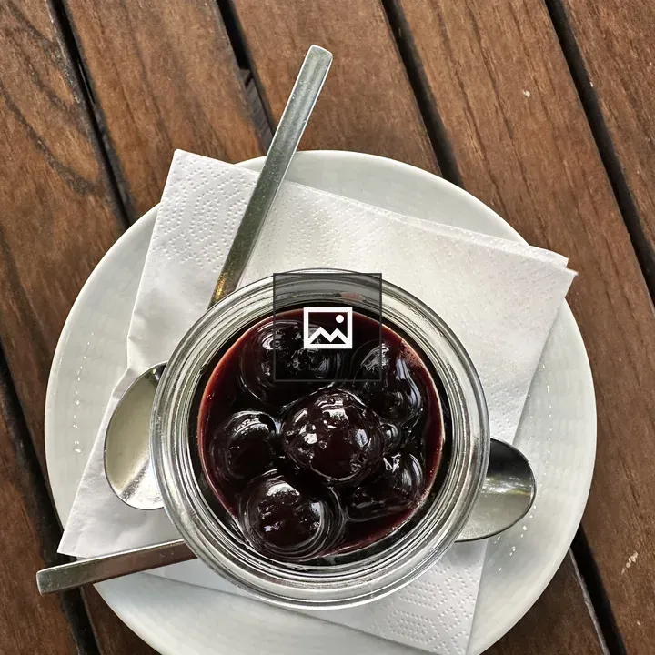 Cherries in Syrup in Jar