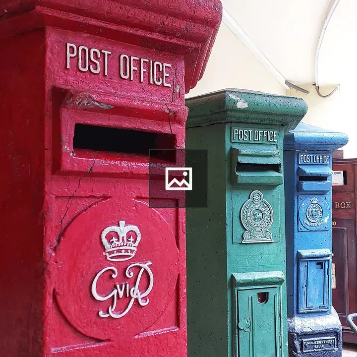 Post office box in Sri Lanka