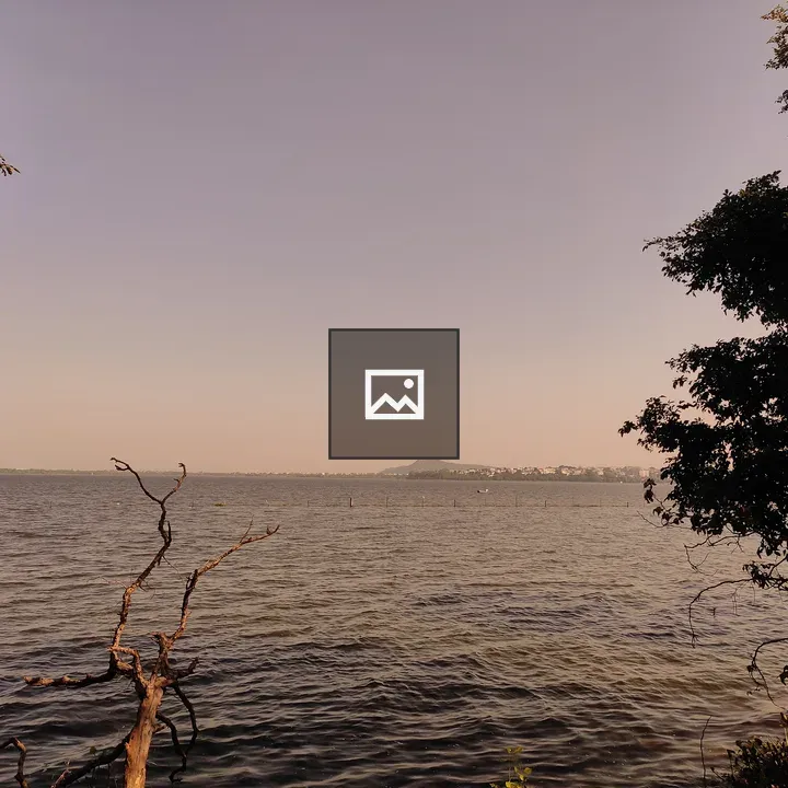Morning lake view in Bhopal