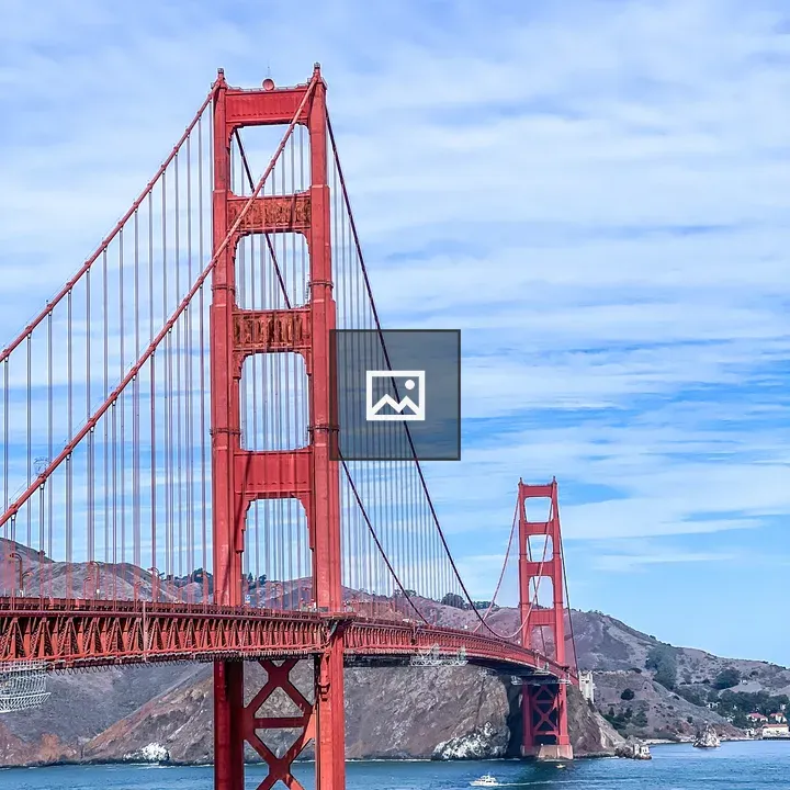 Golden Gate Bridge in Portrait
