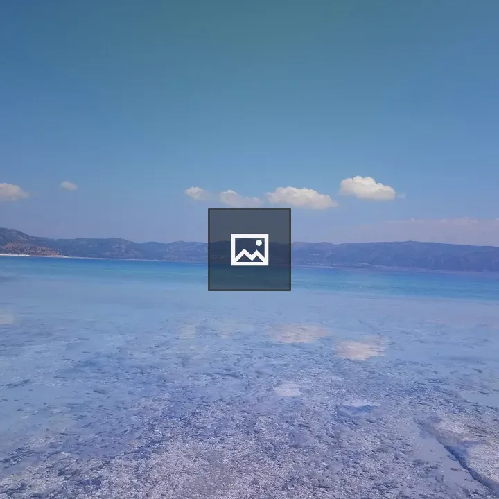 Turkish Salda Lake Landscape