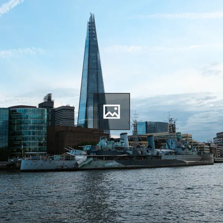 London skyline with river view