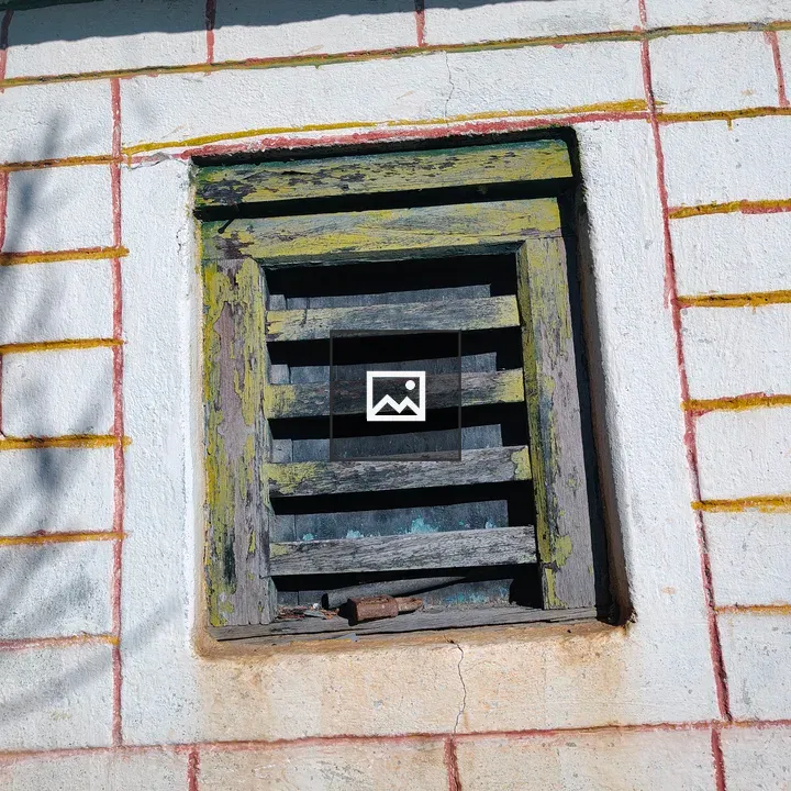 Wooden Window Set in Wall