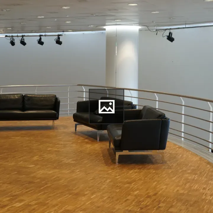 Modern indoor waiting area