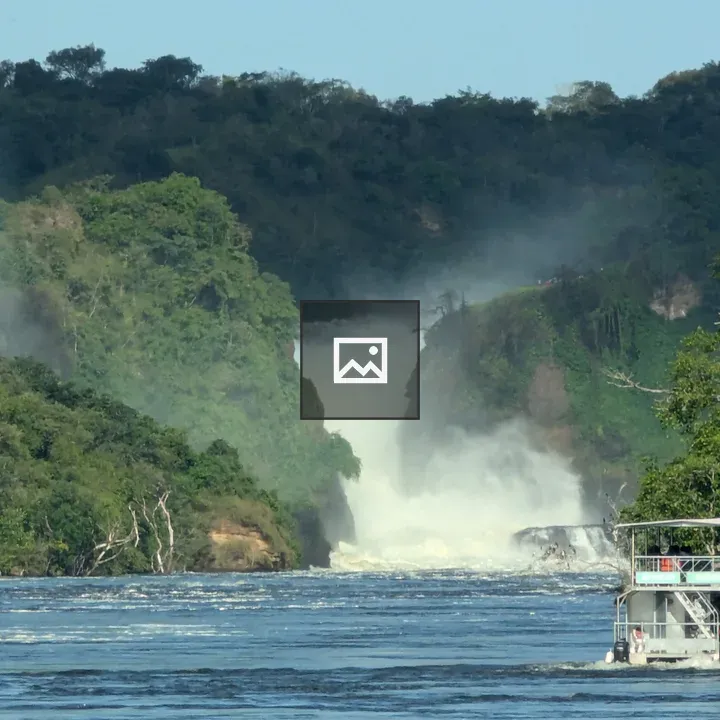 Waterfall Overlook with Boat
