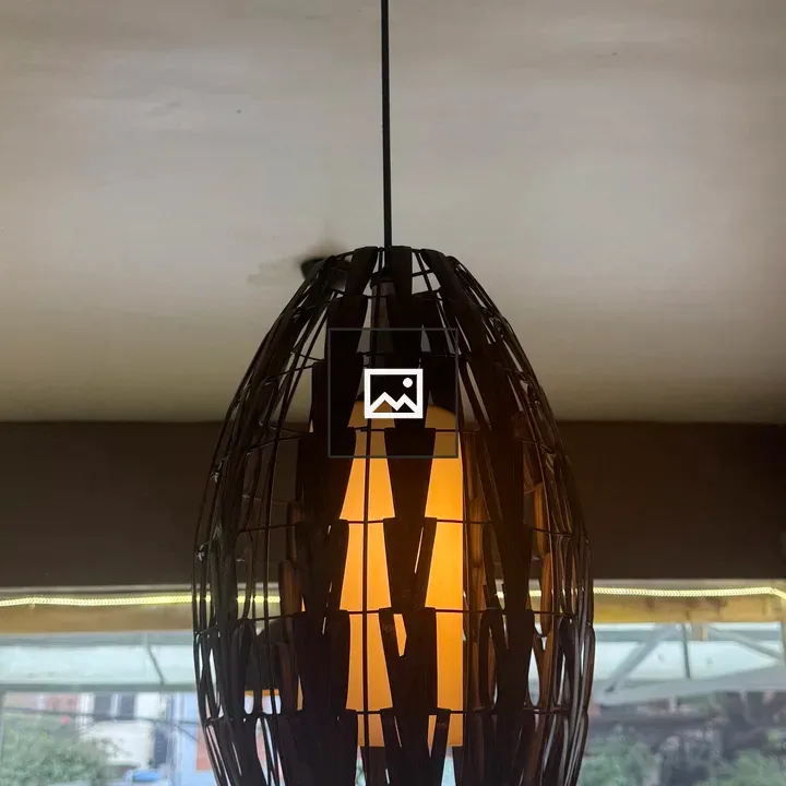 Woven Hanging Lamp