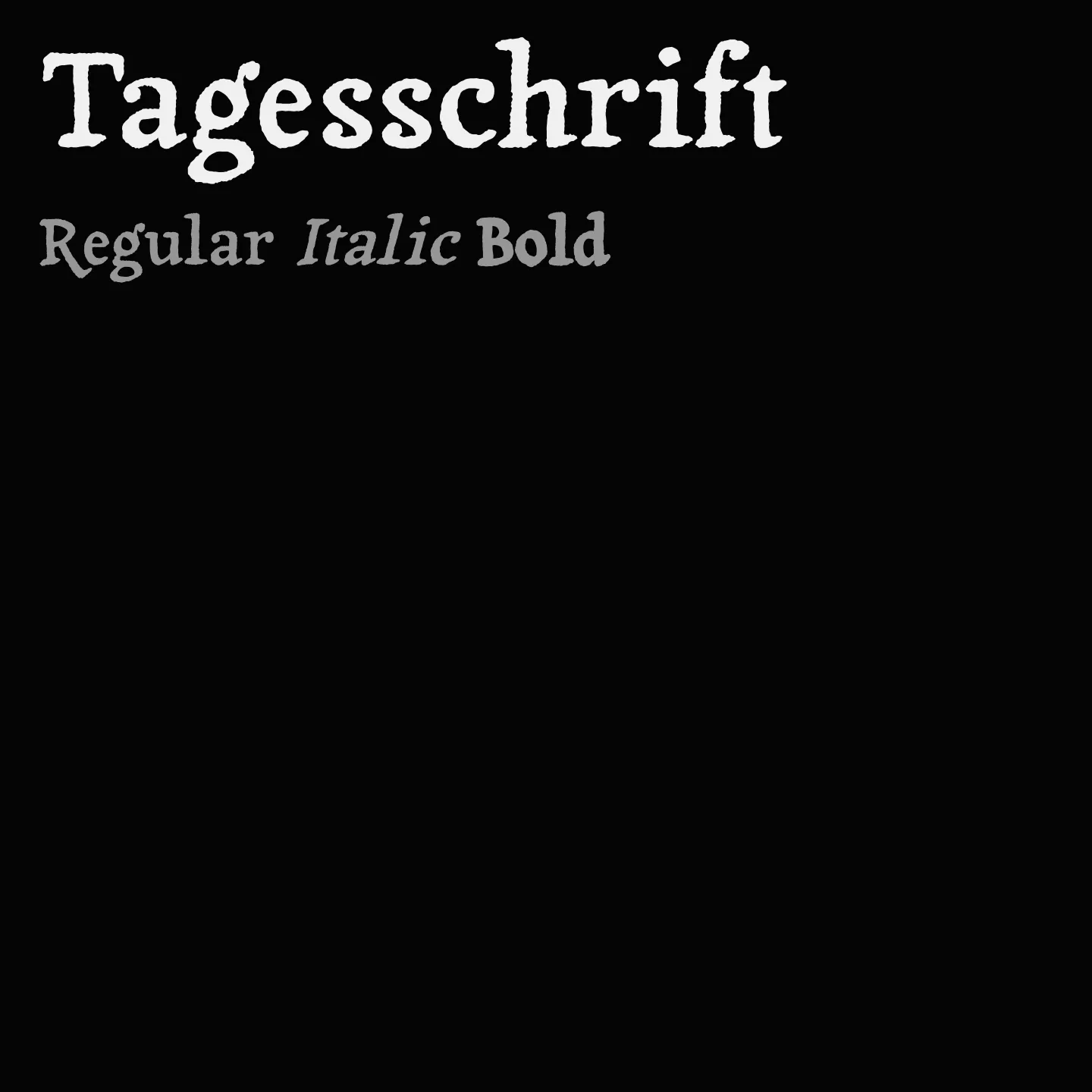 Tagesschrift