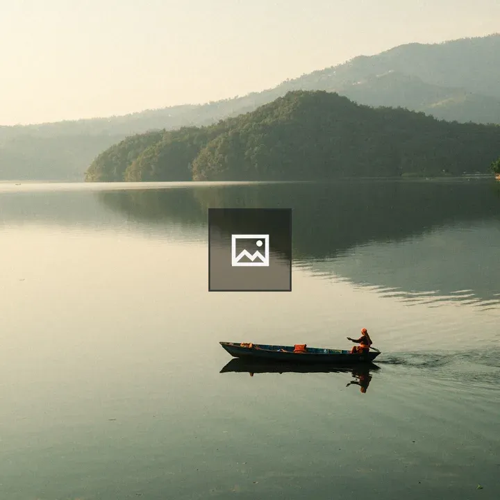 Boat on Calm Lake