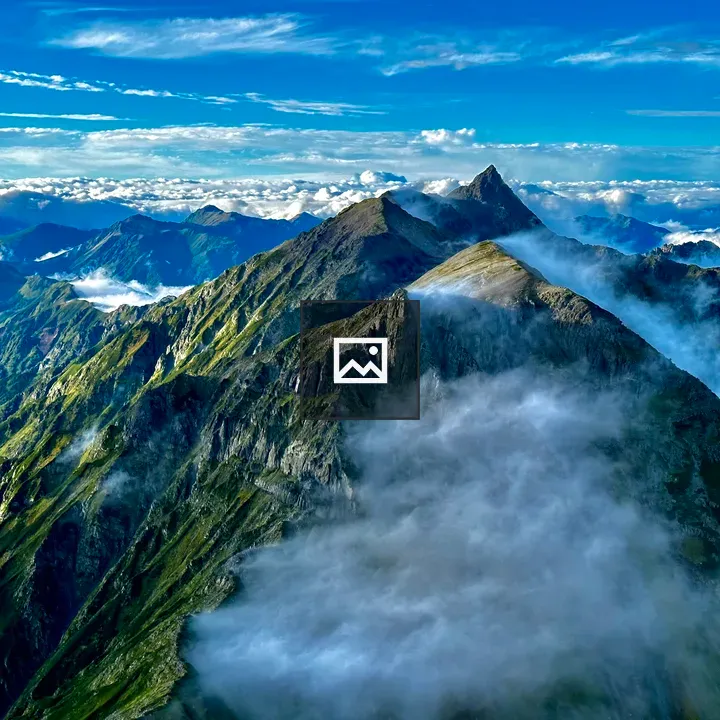 Daikiretto Ridge Over Clouds