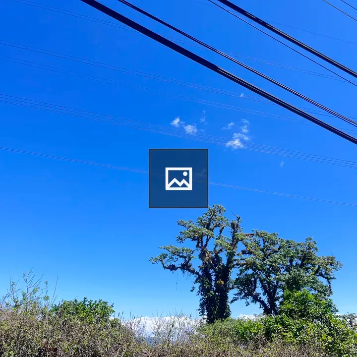 Clear Sky with Power Lines