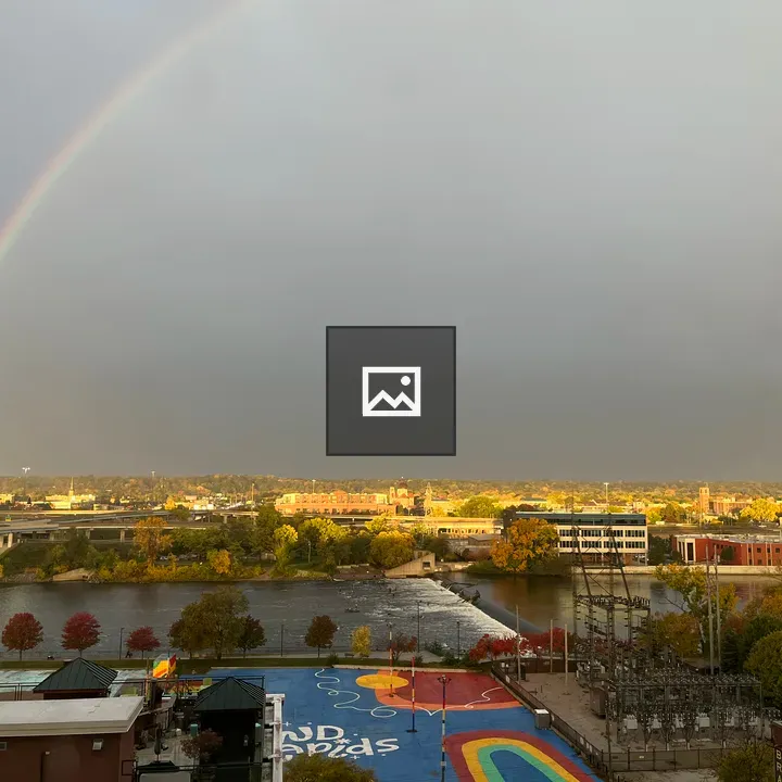 Rainbow over Grand Rapids