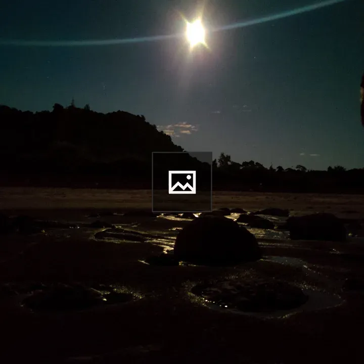 Full Moon at the Beach