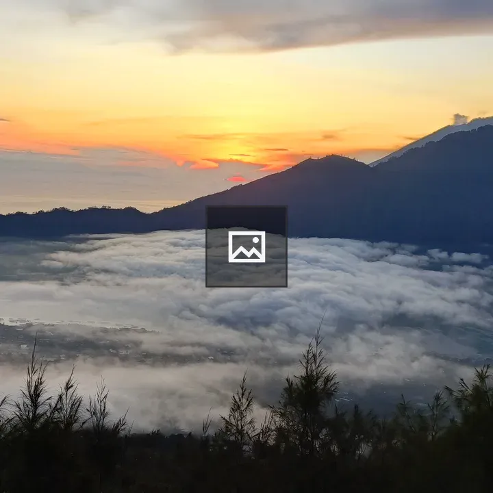 Sunrise Over Mountain Valley