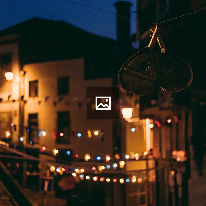 Nighttime Porto São João Street Scene