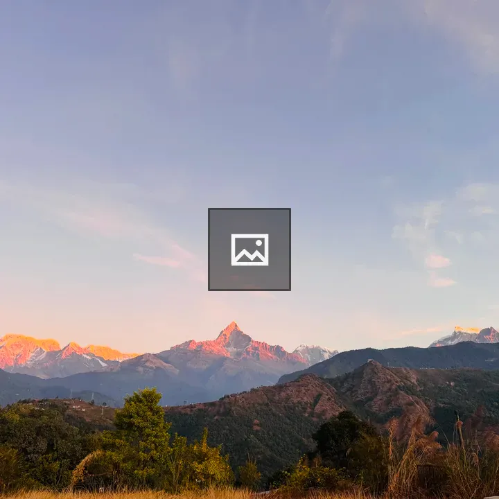 Machhapuchhre Mountain Sunrise
