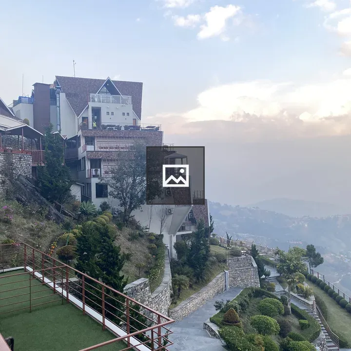 Beautiful house at hilltop