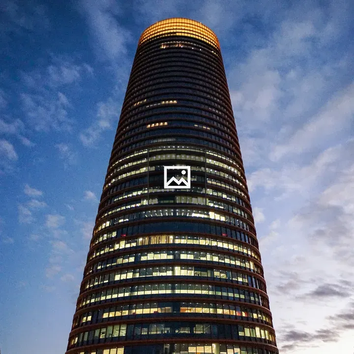 Skyscraper at Sunset