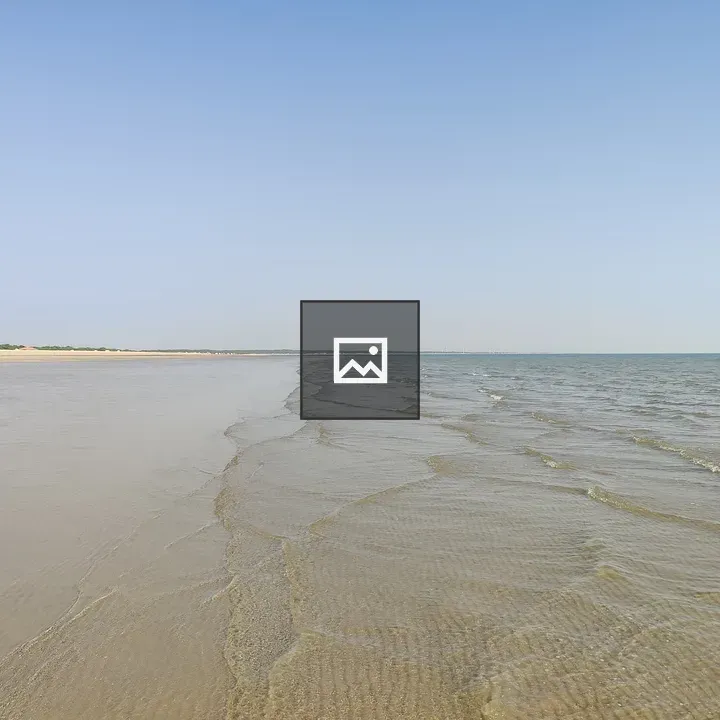 Beach photo with waves at Mandvi