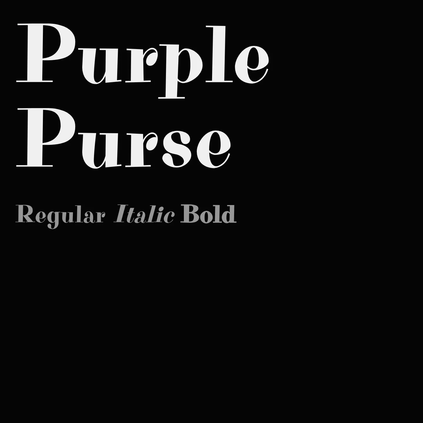 Purple Purse