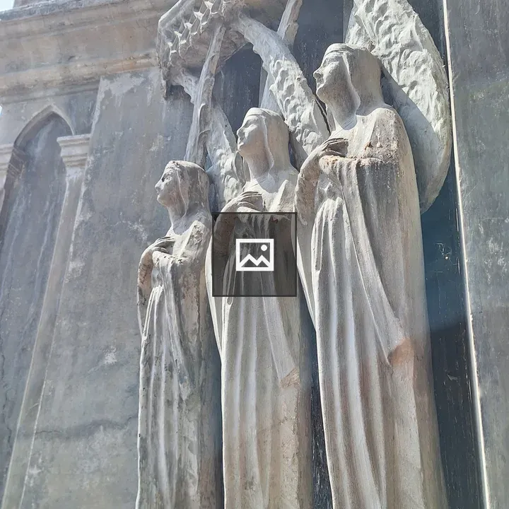 Three Carved Stone Figures