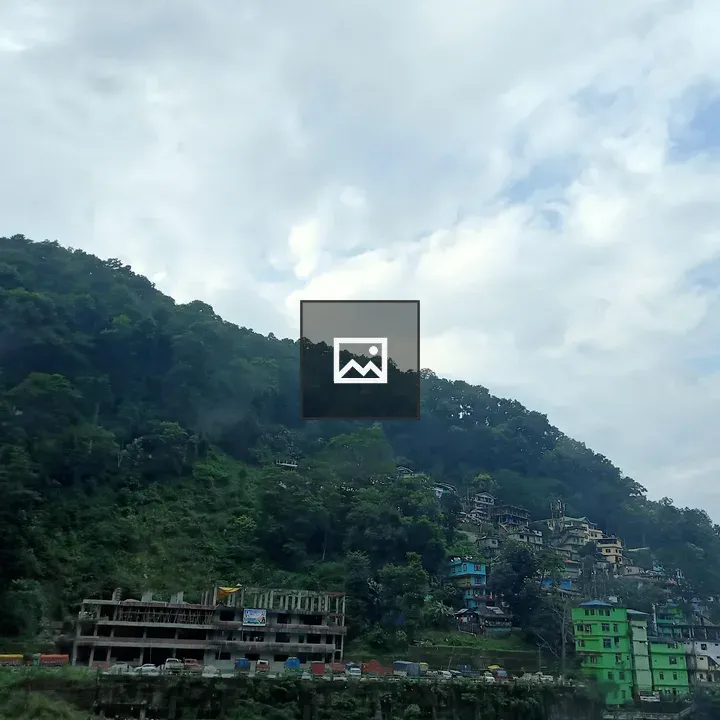 Melli hillside city in Sikkim