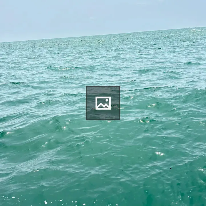 Ocean calm and blue sky