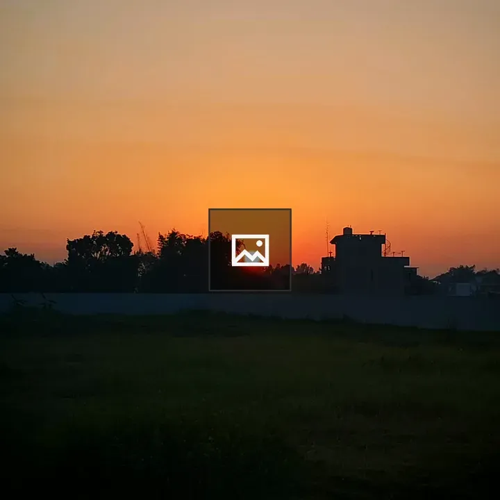 Sunset Horizon with Afterglow