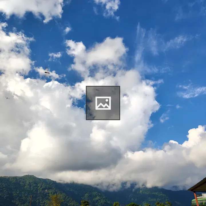 Blue Sky and Green Mountains