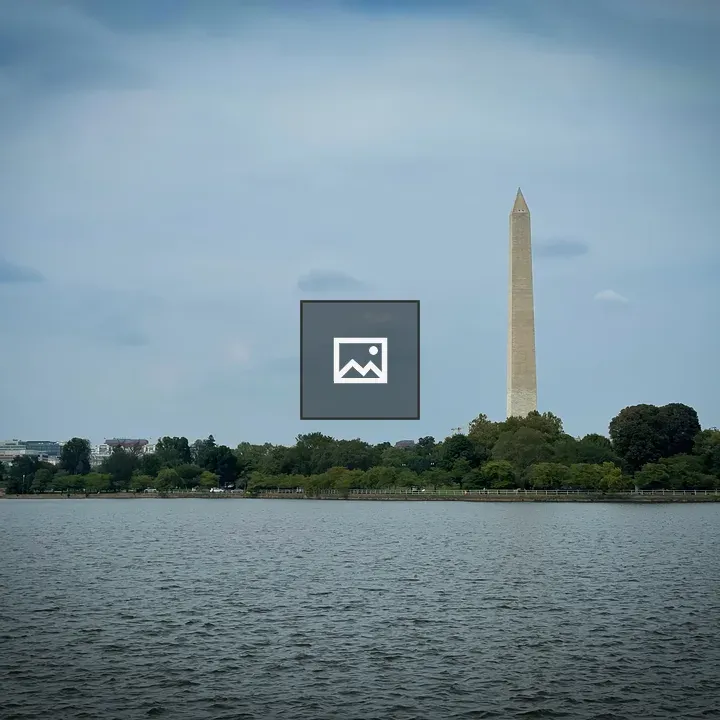 Washington Monument with Water