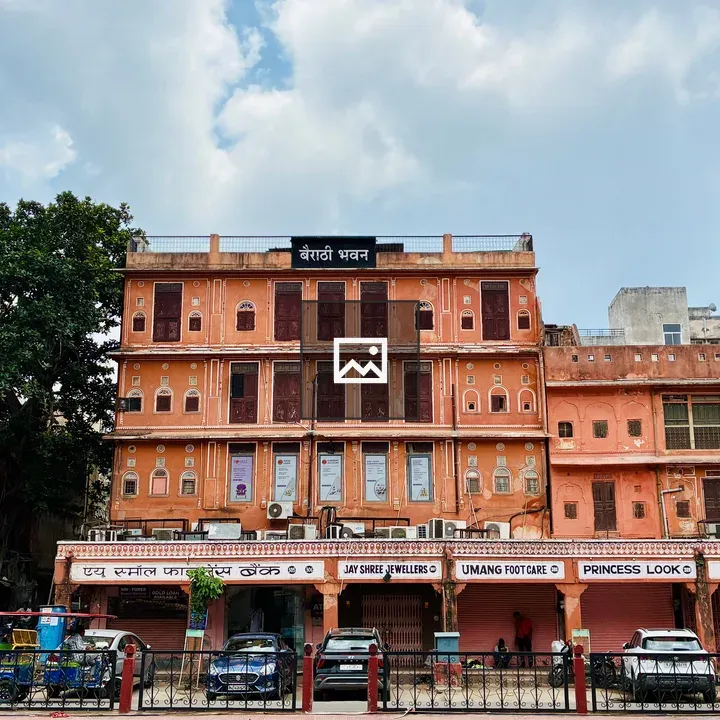 Bairathi Bhawan facade in Jaipur