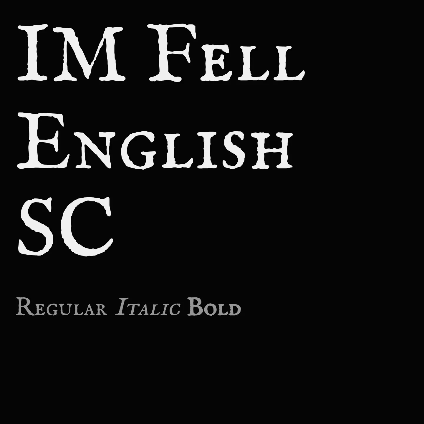 IM Fell English SC