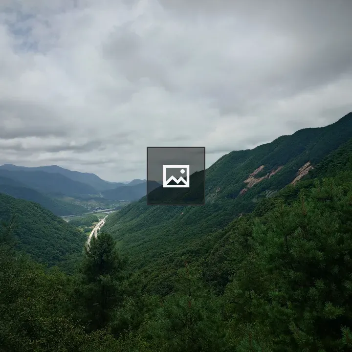 Mountain Landscape with Green Slopes